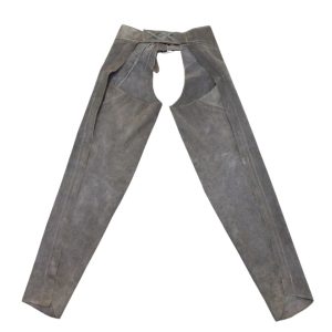 Cowboy Suede Western Chaps In Gray