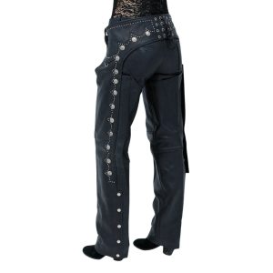 Premium Studded Black Chaps Q72100