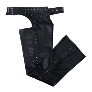 Sizzling Studded Leather Chaps For Women