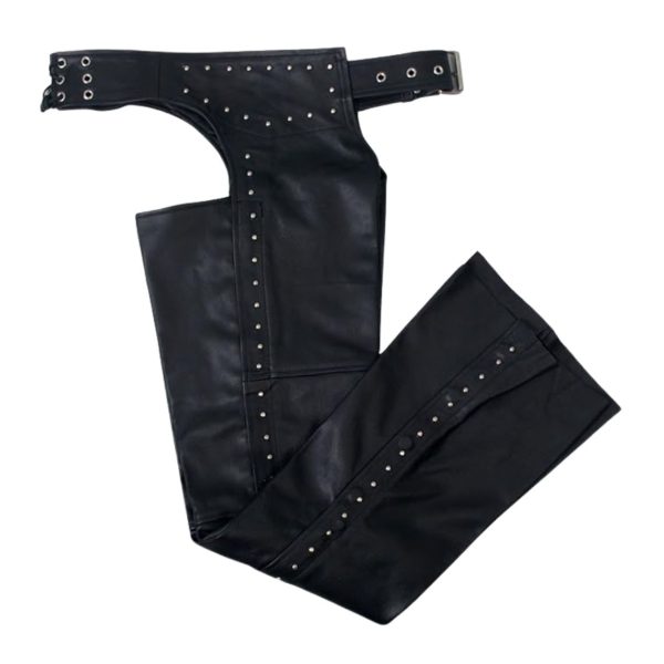Sizzling Studded Leather Chaps For Women