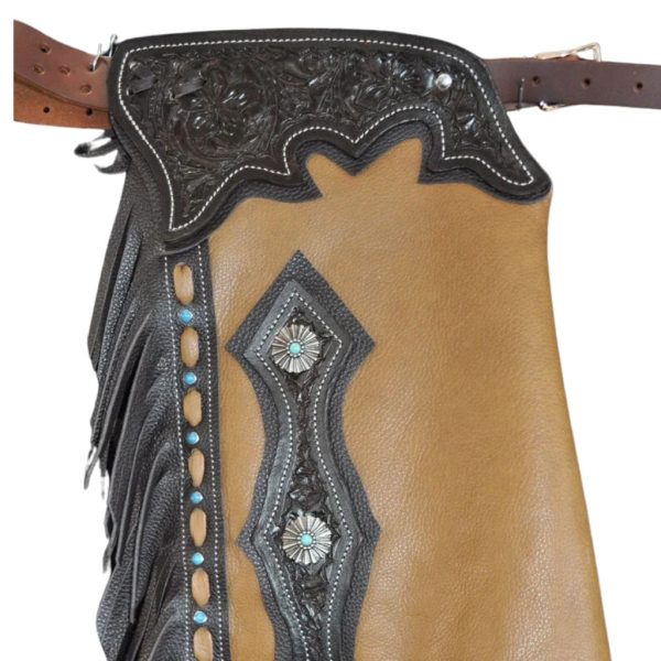 Western Chinks Chaps In Cowhide Leather