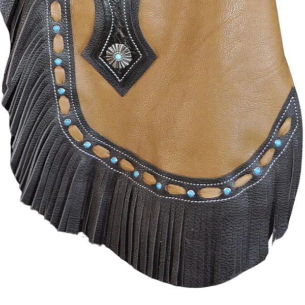 Western Chinks Chaps In Cowhide Leather