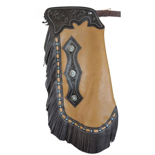 Western Chinks Chaps In Cowhide Leather