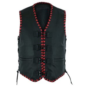 Affordable Western Show Vest Black With Laces