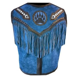 Westerns Leather Fringe Vest