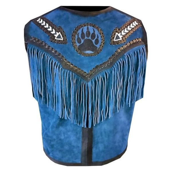 Westerns Leather Fringe Vest