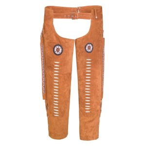 Brown Peru Western Cowboy Chaps For Sale