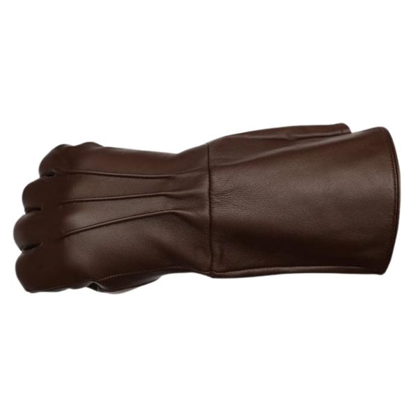 Dark Brown Best Full Gauntlet Gloves