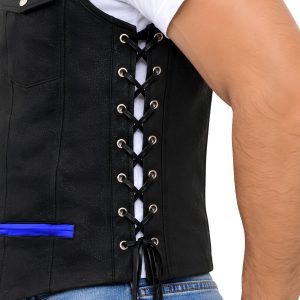 Classic Western Cowhide Vest