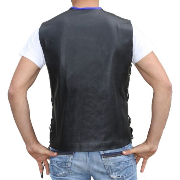 western cowhide vest