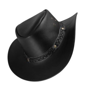 black cowboy hat