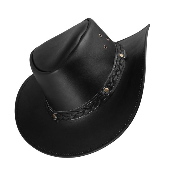 black cowboy hat