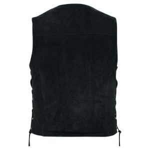 western suede vest
