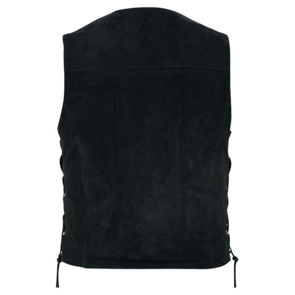 western suede vest