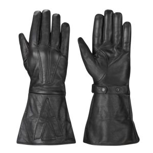 black Protective gauntlet gloves sale