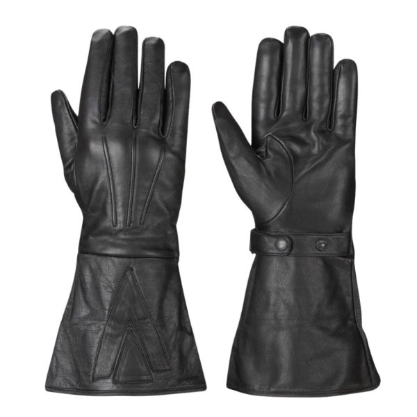 black Protective gauntlet gloves sale