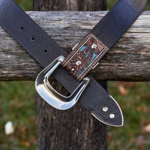Bohemian Western Belt with Silver Buckle
