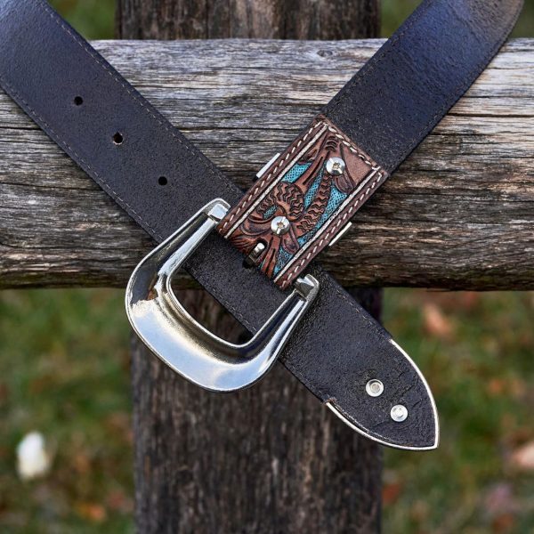 Bohemian Western Belt with Silver Buckle