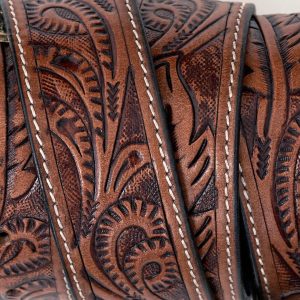 Harvest Hand Tooled Leather Western Belts