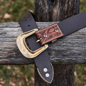 Harvest Hand Tooled Leather Western Belts