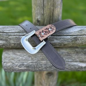 Rustic Rider Engraved Tooled Belt