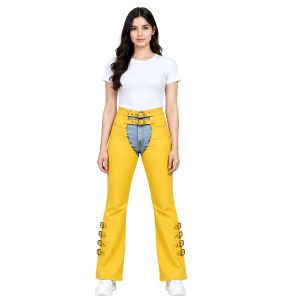 Lemon Rush Assless Leather Chaps