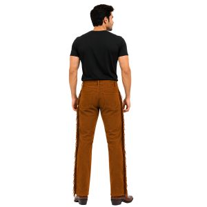 Men's brown Western riding pants