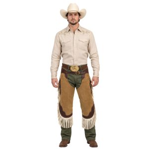 Classic Buckaroo Chinks with Decorative Fringe