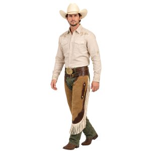Premium Buckaroo Riding Chinks with Western Fringe Style