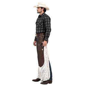 Traditional Buckaroo Chaps with Decorative Western Detailing